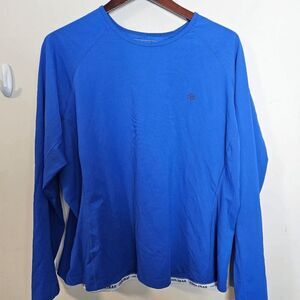Coolibar Sun Protection You Wear UPF 50+ Hightide Swim Shirt Women's Blue Size 2
